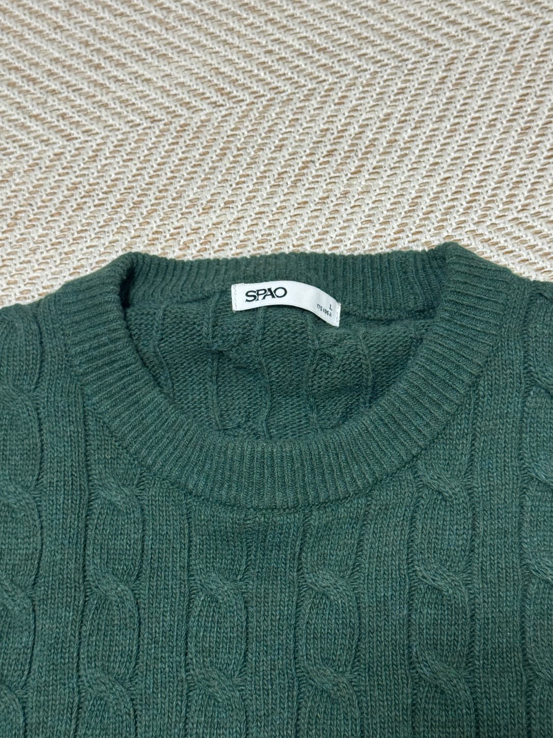 [L]스파오 케이블 니트 상품이미지2