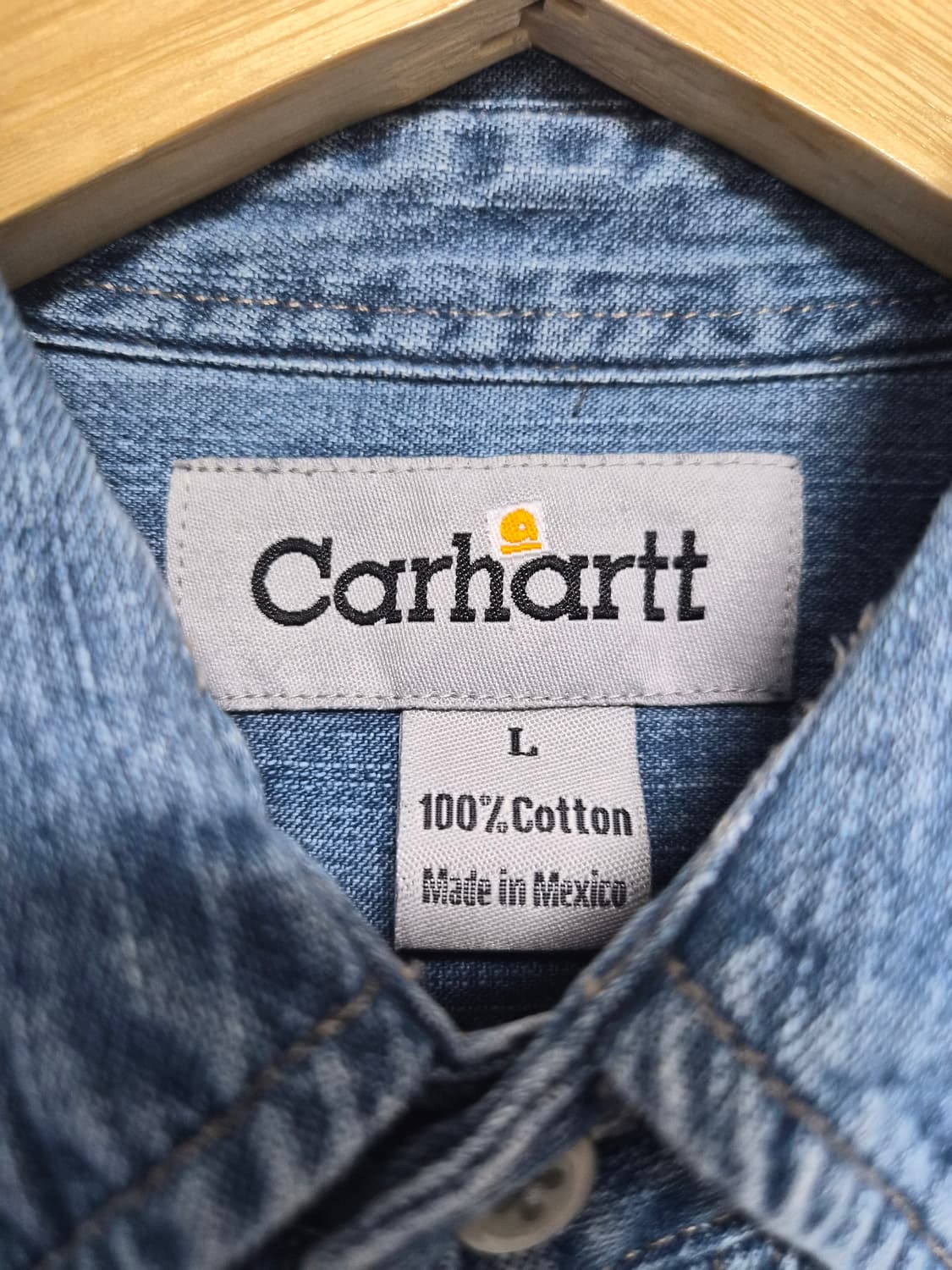 칼하트Carhartt 데님 셔츠 L사이즈 - S276 상품이미지4