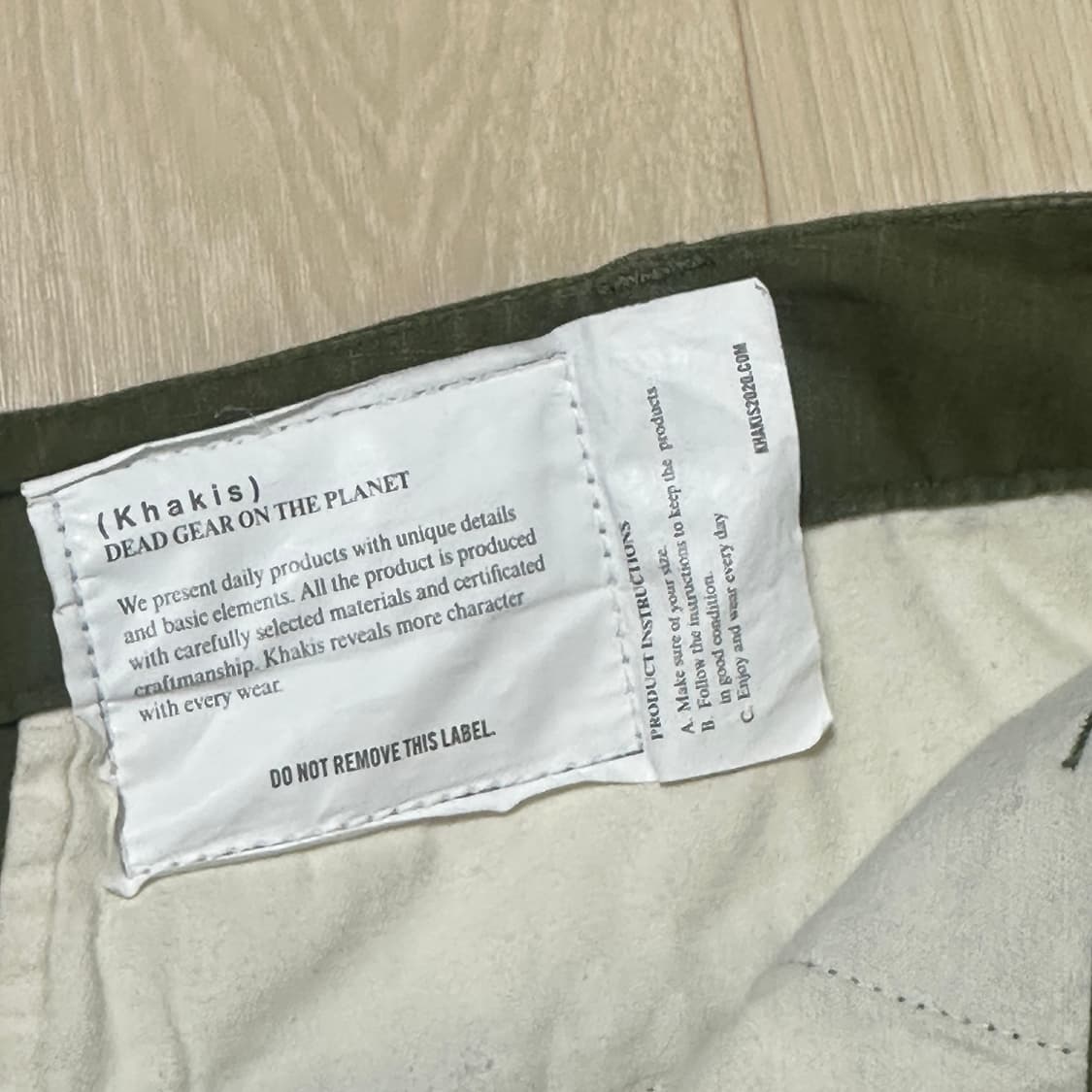 L 카키스 스탁 g2 카고팬츠 올리브 상품이미지4