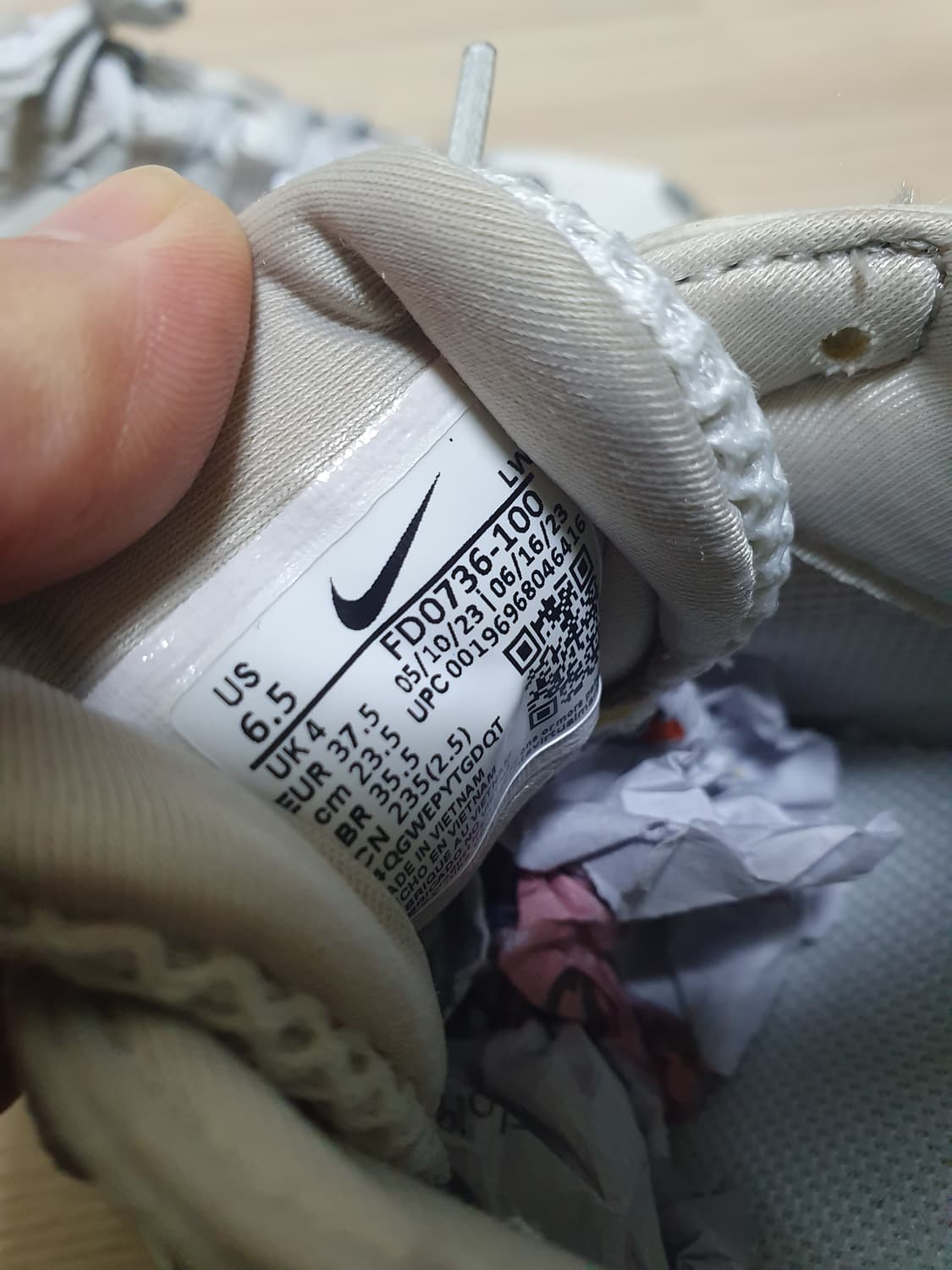 나이키 v2k 런 운동화 235 상품이미지9