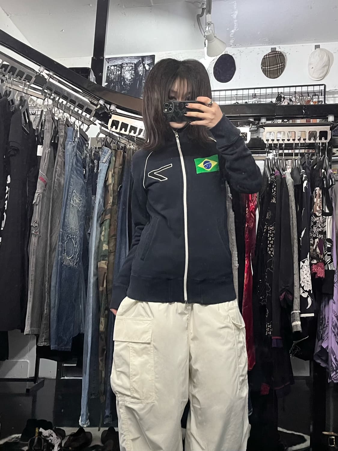 빈티지 투웨이 집업 상품이미지2