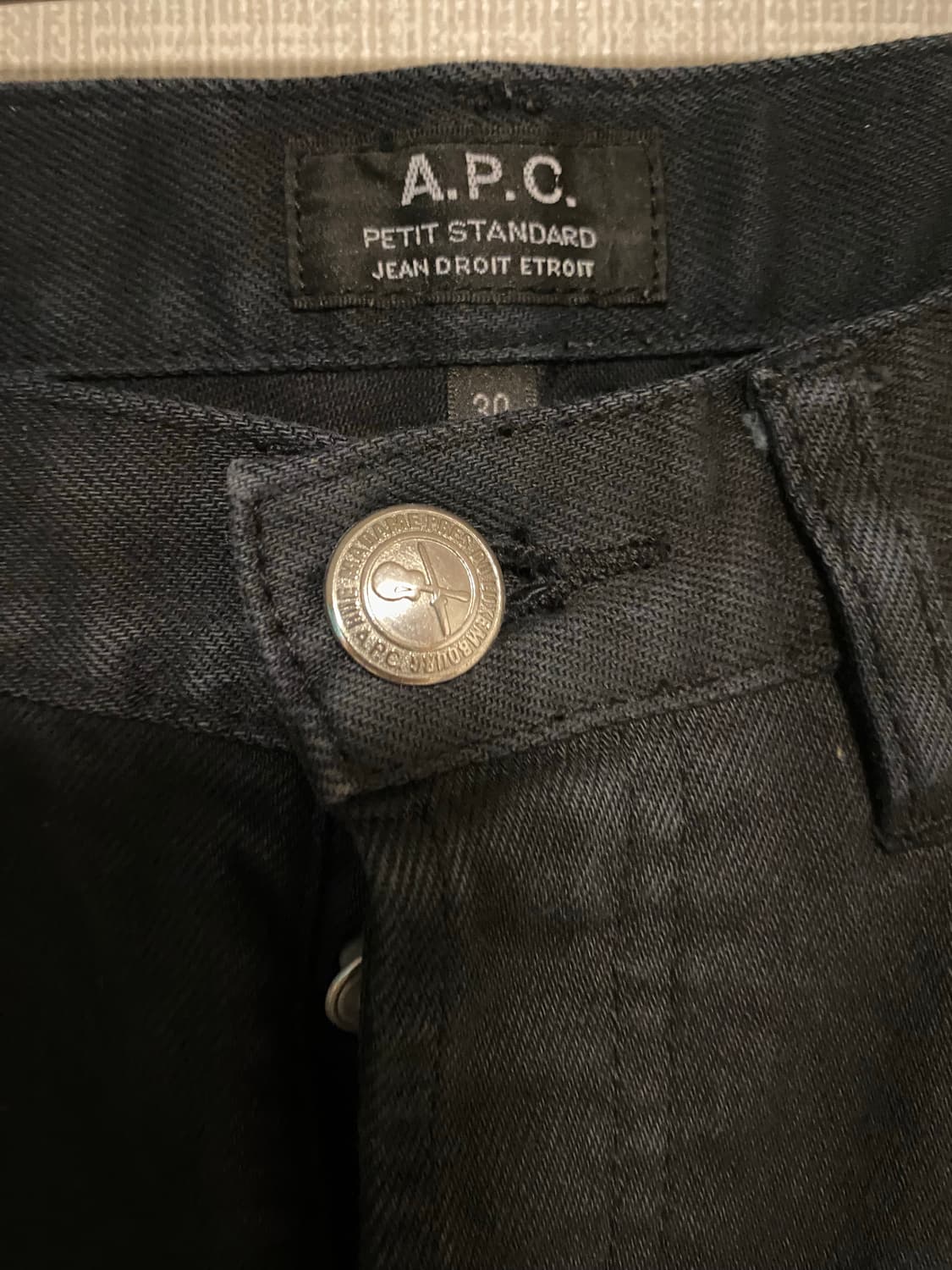 APC 아페쎄 쁘띠 스탠다드 블랙진 상품이미지4