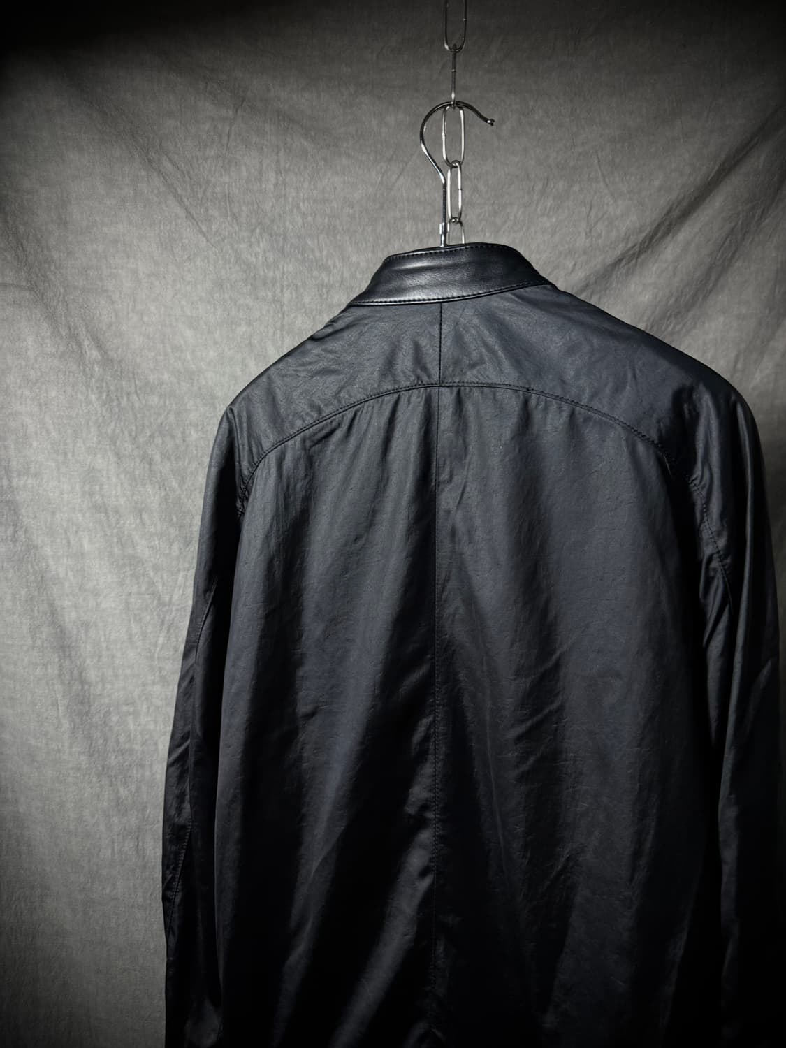 The Viridi Anne Leather Docking Jacket  상품이미지6