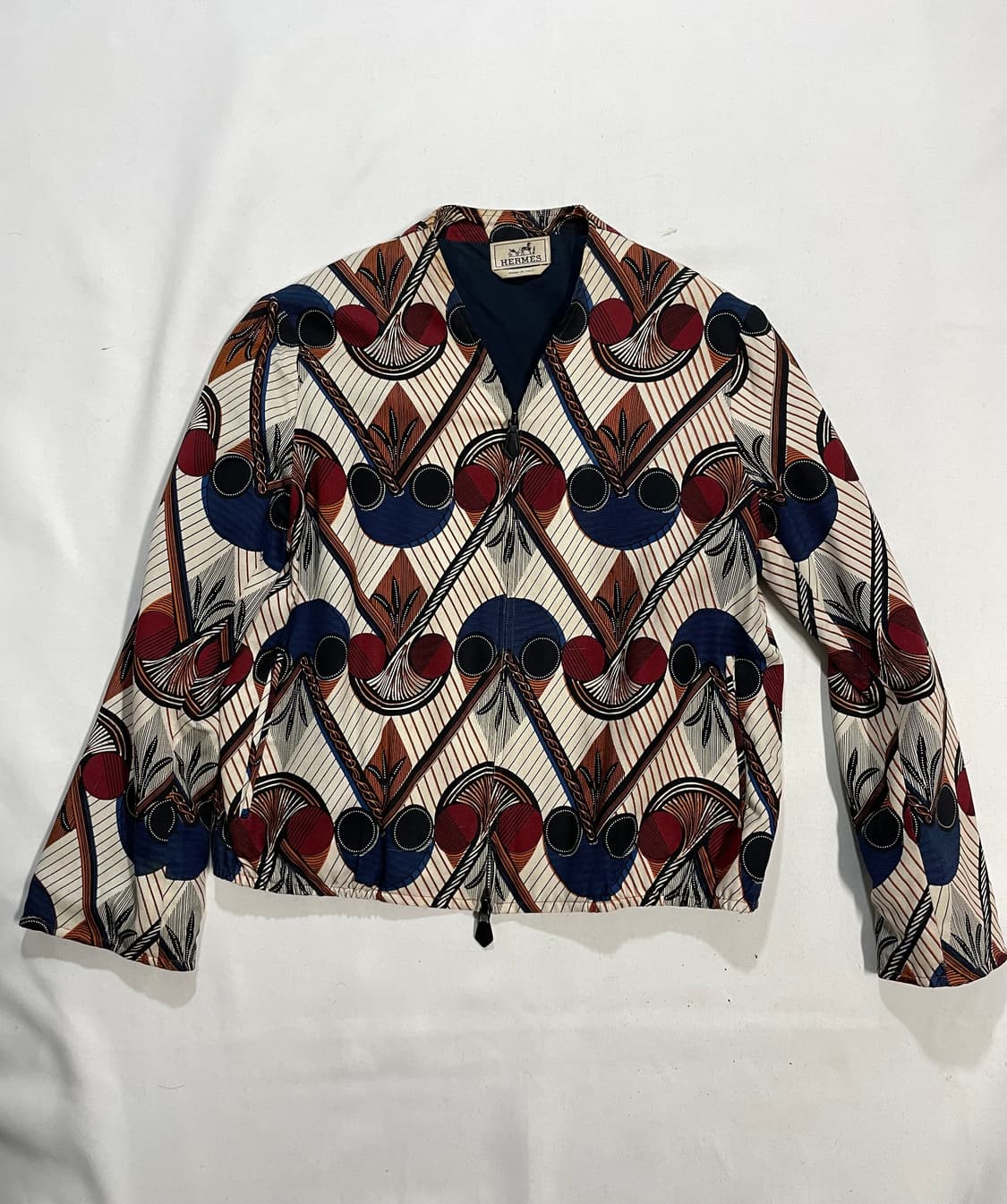 (빈티지샵 구매) 프린트 집업 자켓 상품이미지1