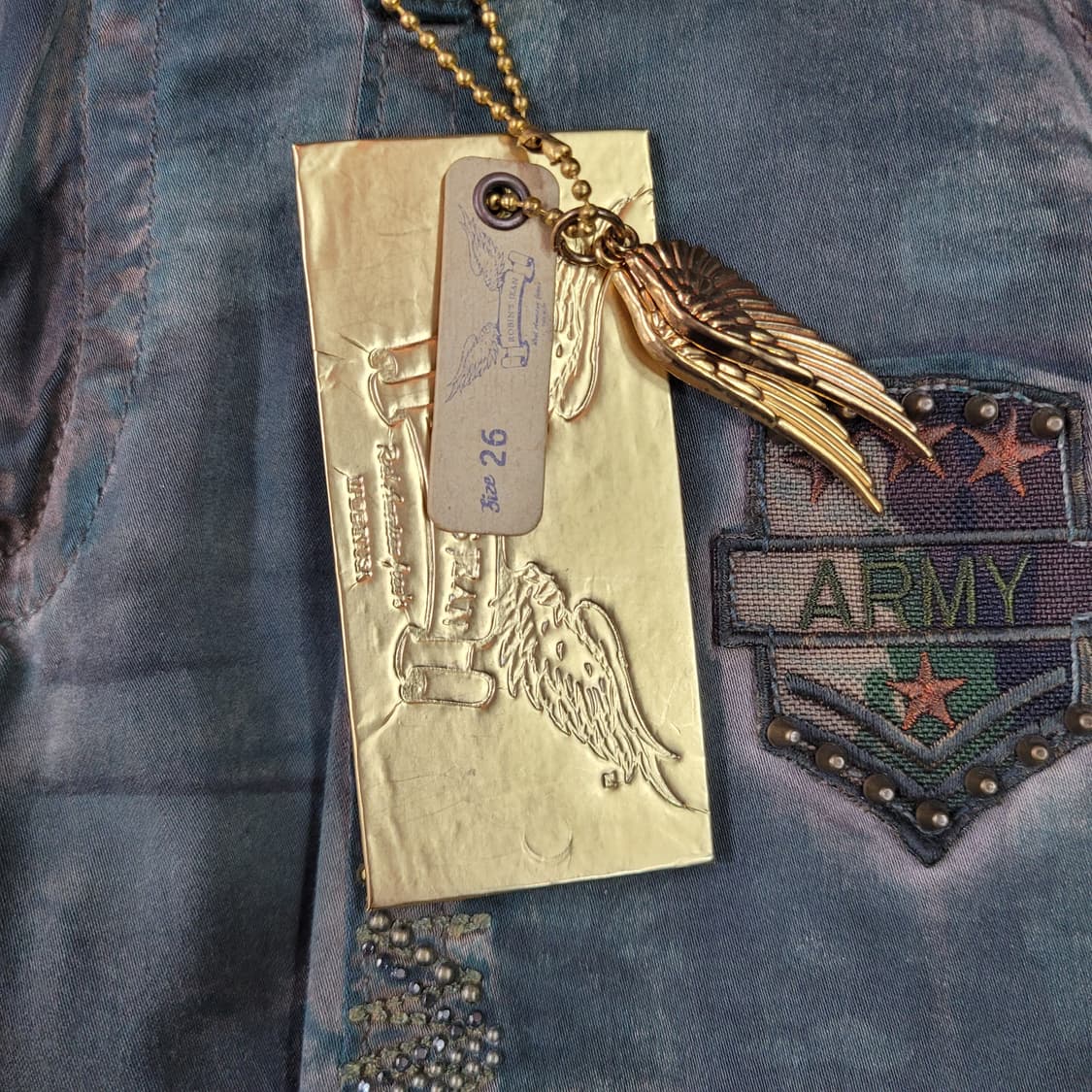 Robins jean 로빈스진 여성 카고 데님 7부 팬츠 (새상품) 상품이미지2