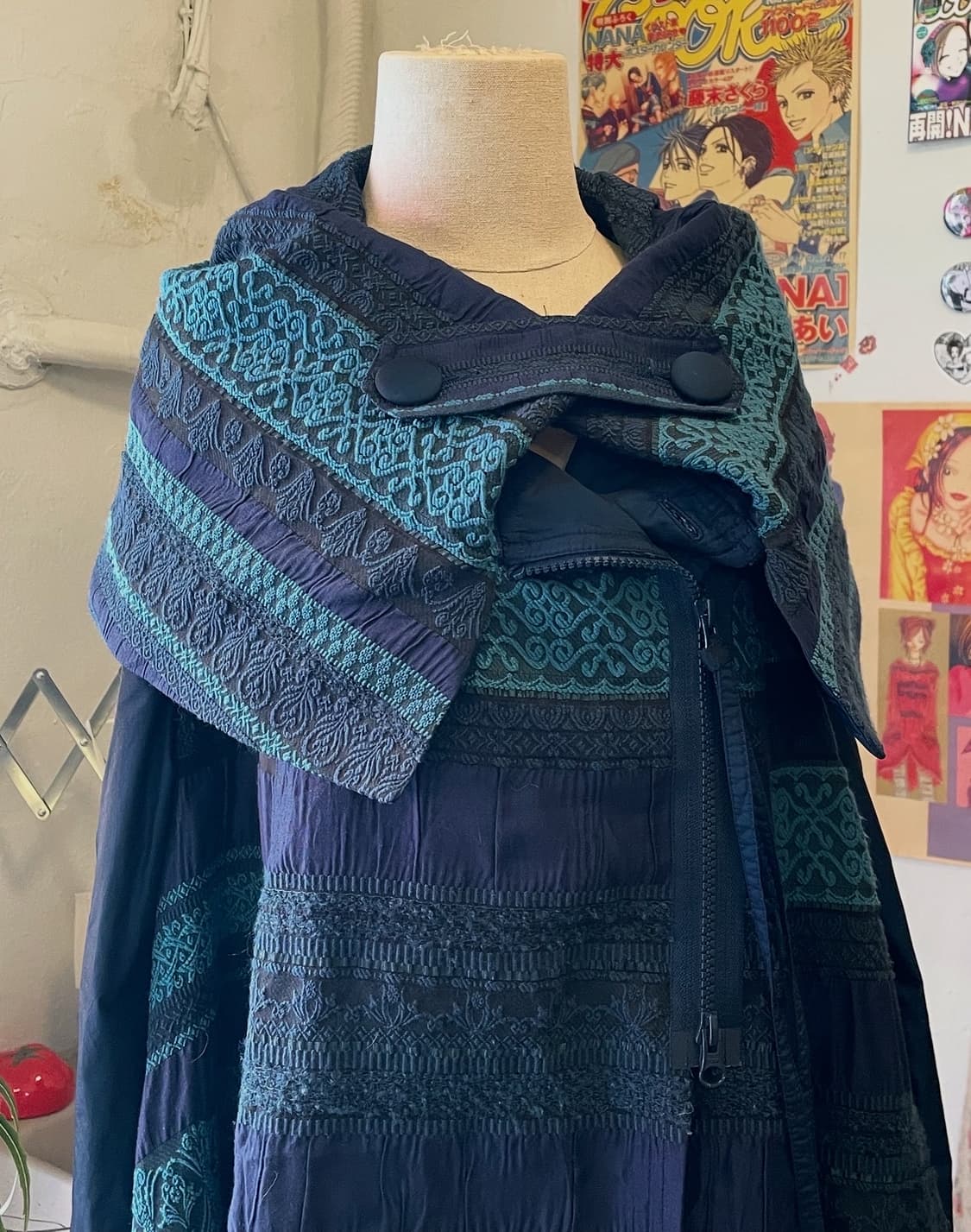 에스닉 케이프 롱 자켓 [무배] 상품이미지3