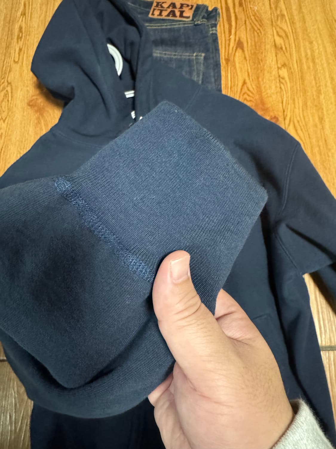 슈프림 박스로고 후드 네이비 레드 24fw 상품이미지6