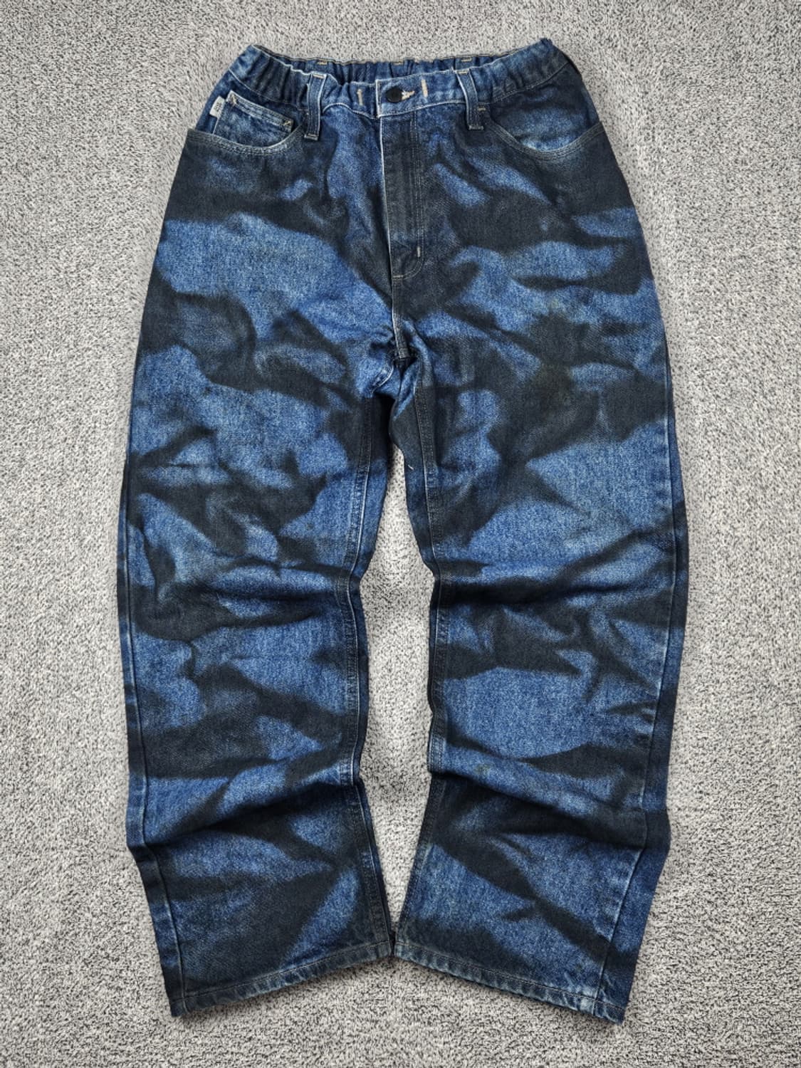 칼하트FR 밴딩 다잉워시드커스텀 워크데님 팬츠  (38X32)/10279 상품이미지3