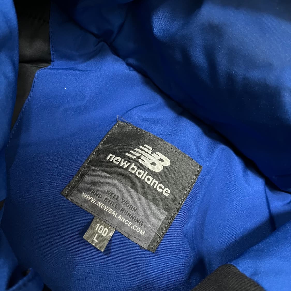 뉴발란스 챌린지 롱패딩 블루 L/100 상품이미지9