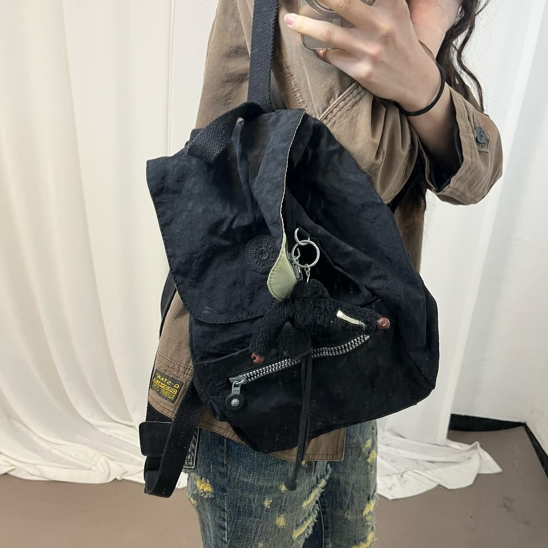 Kipling Black Backpack 상품이미지3