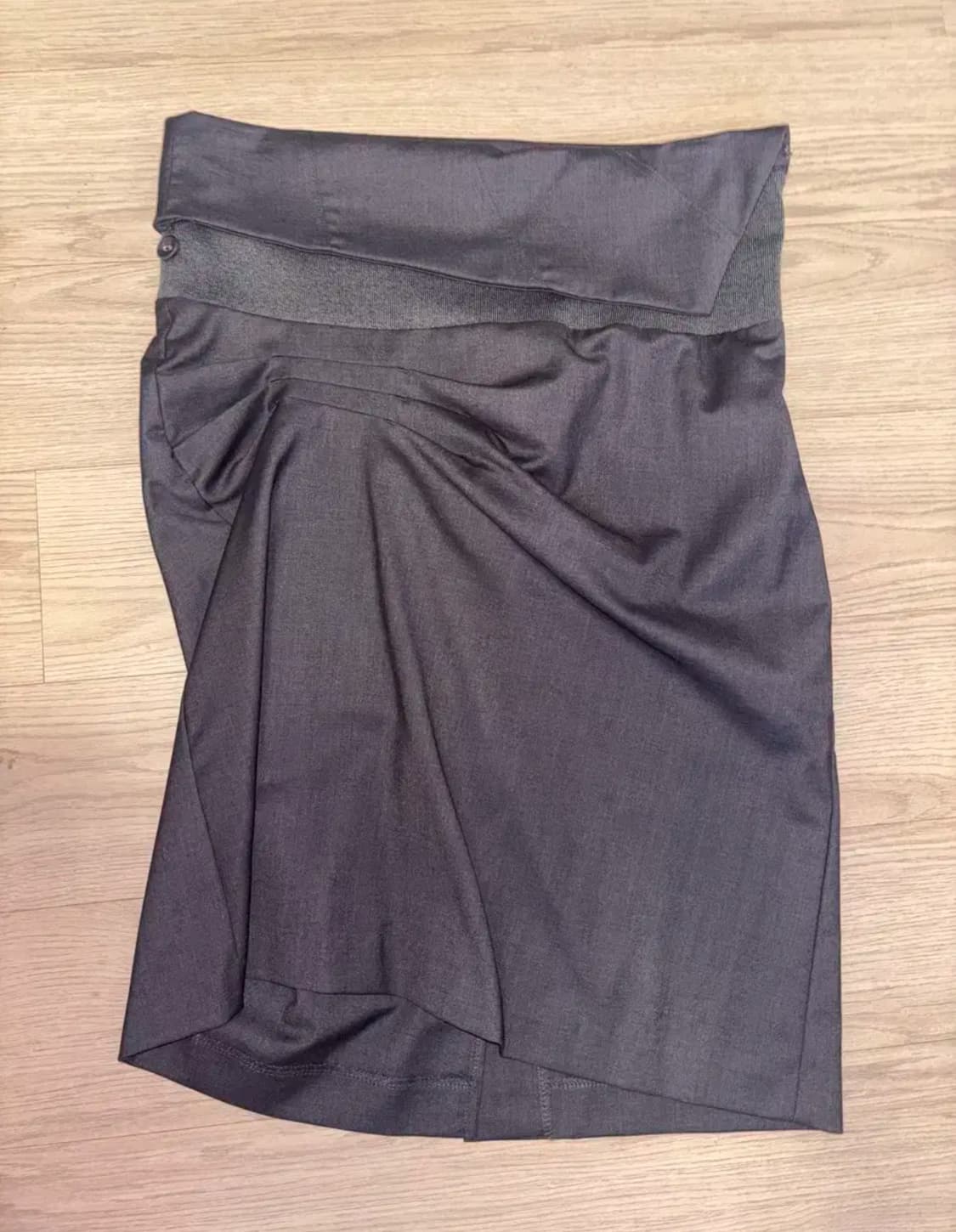 울리카상투스 brace pintuck skirt (graphite)S 상품이미지3
