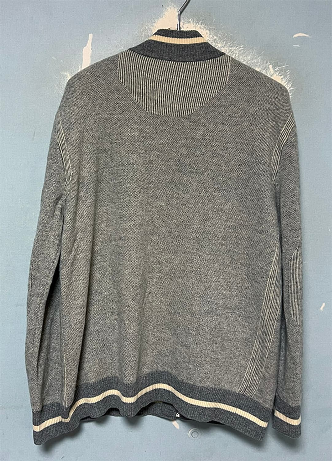 DAKS 닥스 남자 니트집업 가디건 방풍 울 L 95-100 상품이미지2