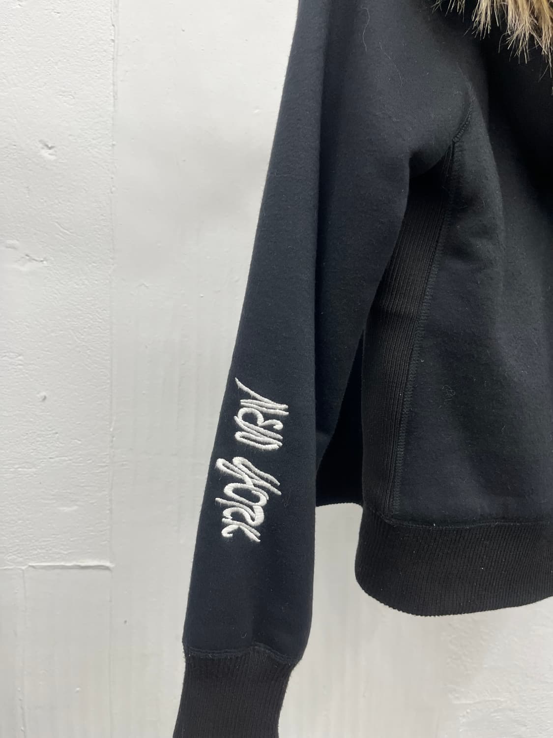 ~44.5) RARE! ABECROMBIE 2WAY FUR CROP  상품이미지5