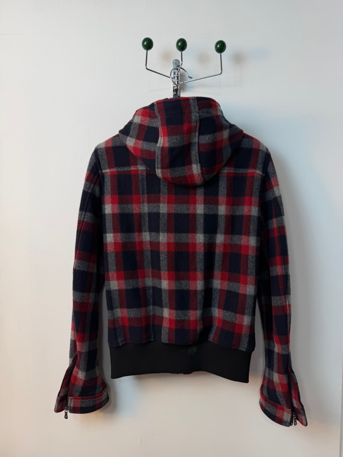 돌체앤가바나 로고 패치 울 후드 자켓 상품이미지6