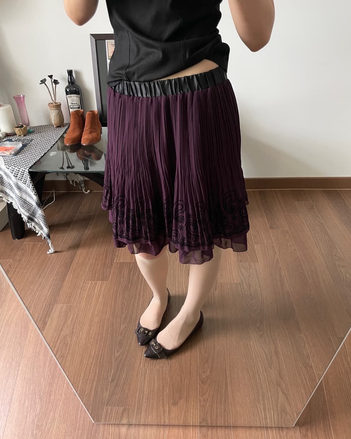 Paisley pattern skirt 상품이미지3
