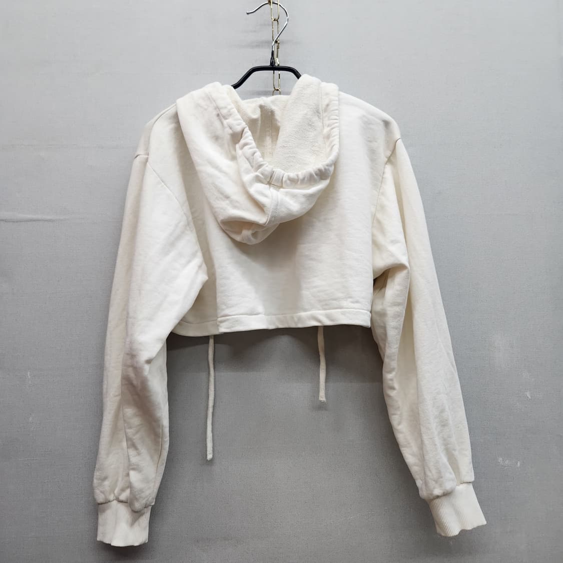 자라 ZARA 오픈 크롭 후드 가디건 M(L) 상품이미지4