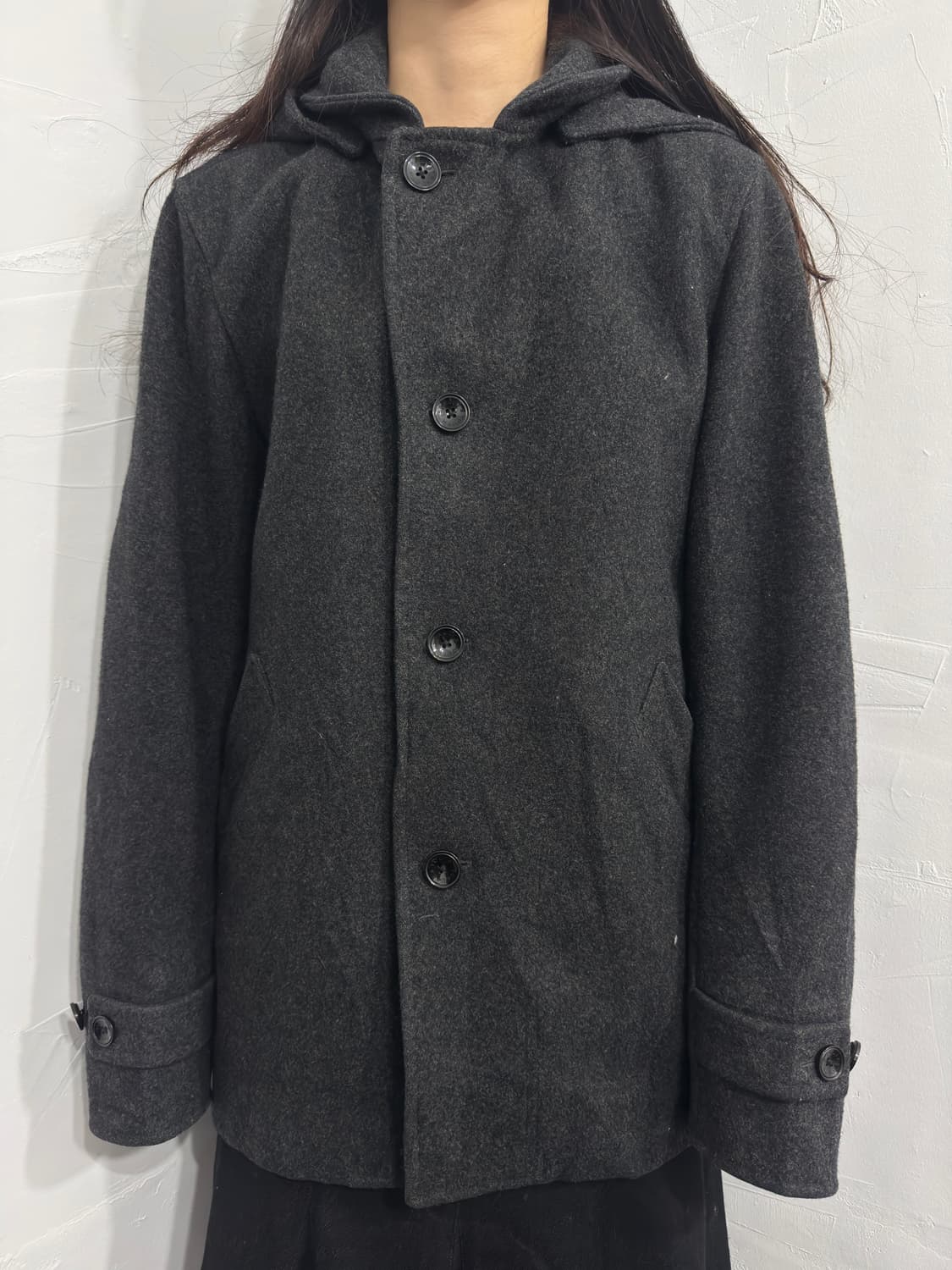 beauty&youth hood duffle wool jacket 상품이미지2