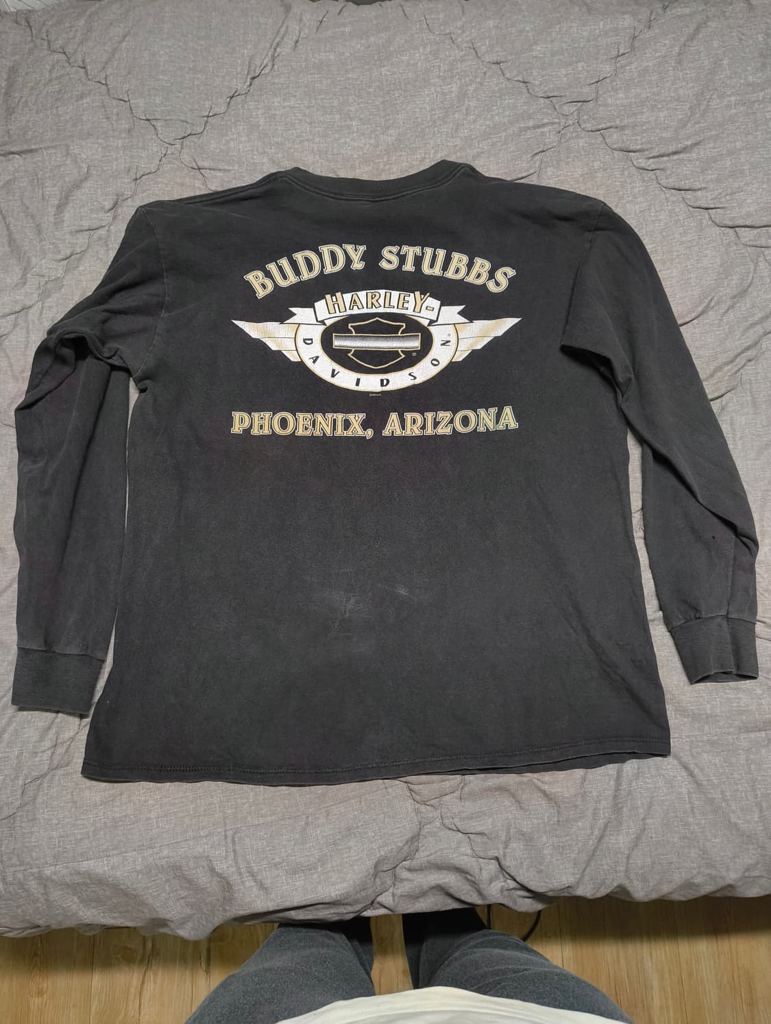 90s 할리데이비슨 롱슬리브 XL 상품이미지5