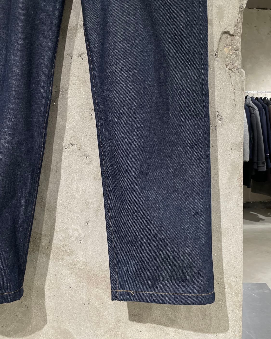 a.p.c 뚜이뚜 진청 셀비지 생지 데님 팬츠 상품이미지5