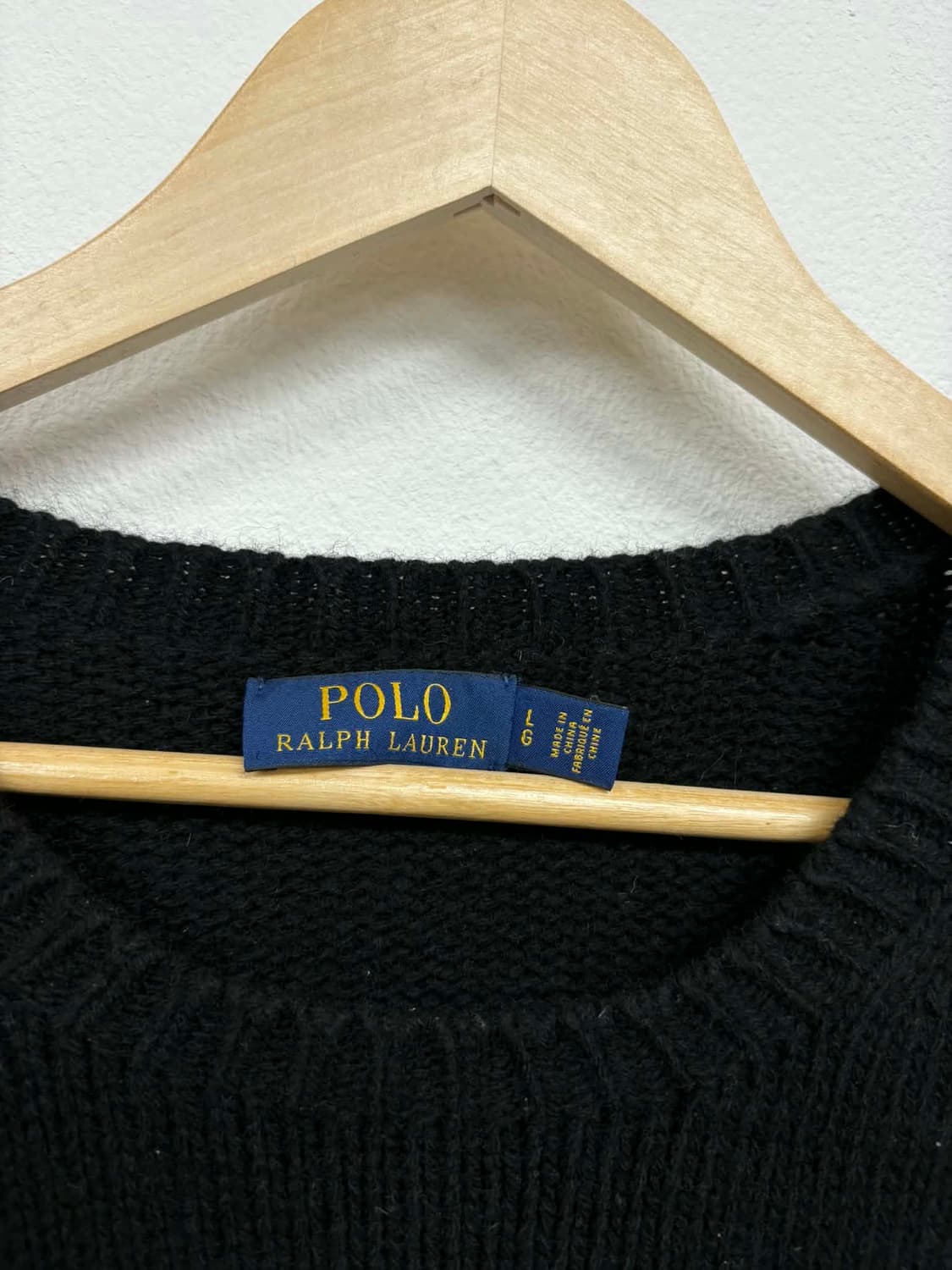 [L] 폴로 랄프로렌 타이거 헤드 코튼 니트 스웨터 상품이미지3