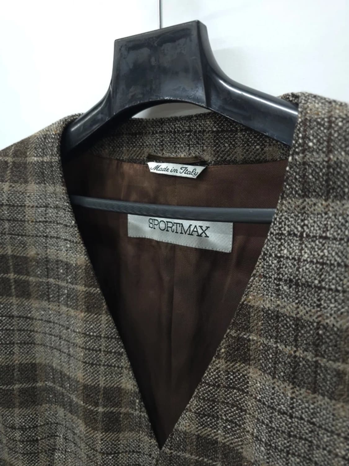 막스마라 SPORTMAX 체크 블레이저 Made in Italy 상품이미지6