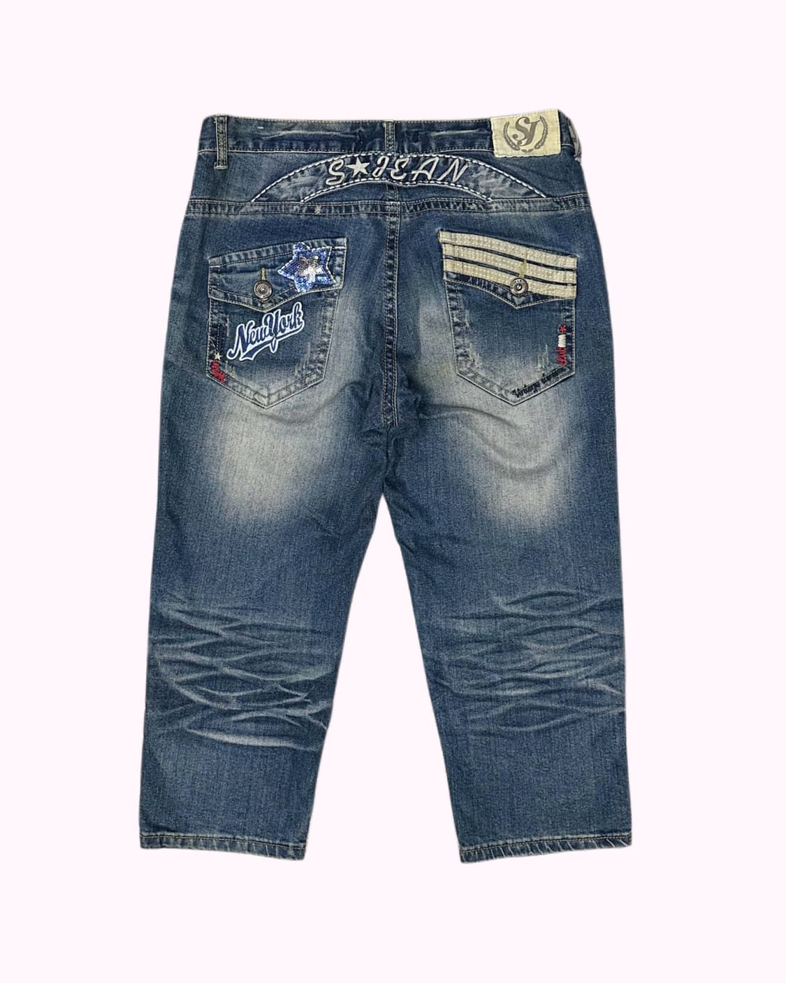 kitsch star spangle capri jean 상품이미지4