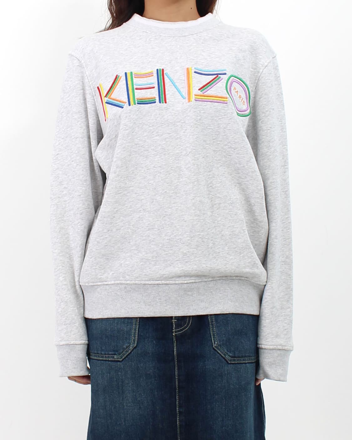 겐조 그레이 로고 자수 스웻셔츠 맨투맨 상품이미지9