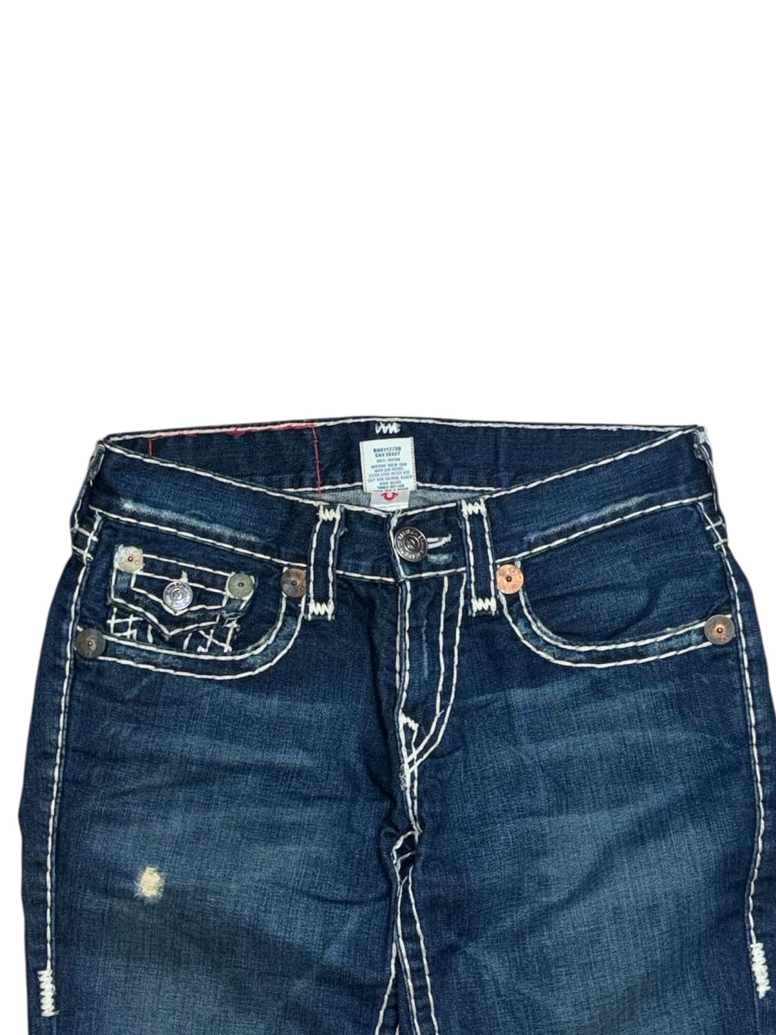 트루릴리전 조이 슈퍼 티 부츠컷 스티치 데님 상품이미지7