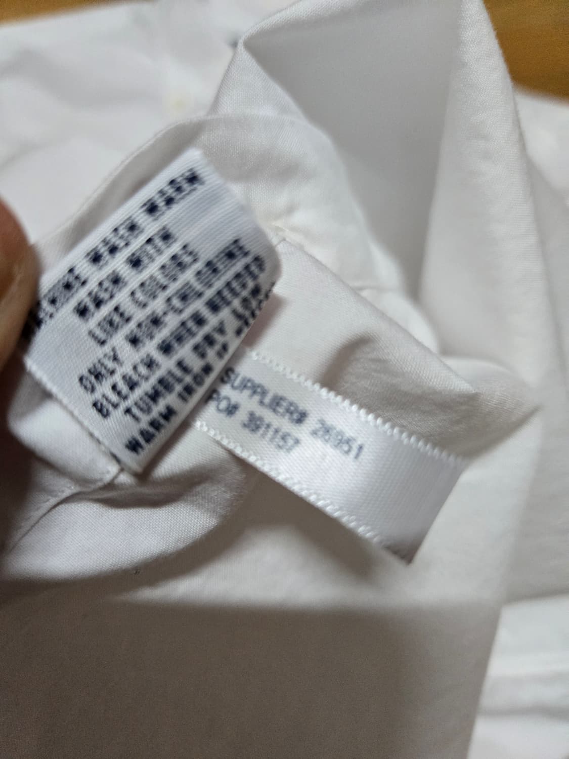 폴로 랄프로렌 슬림핏 화이트 셔츠 상품이미지8