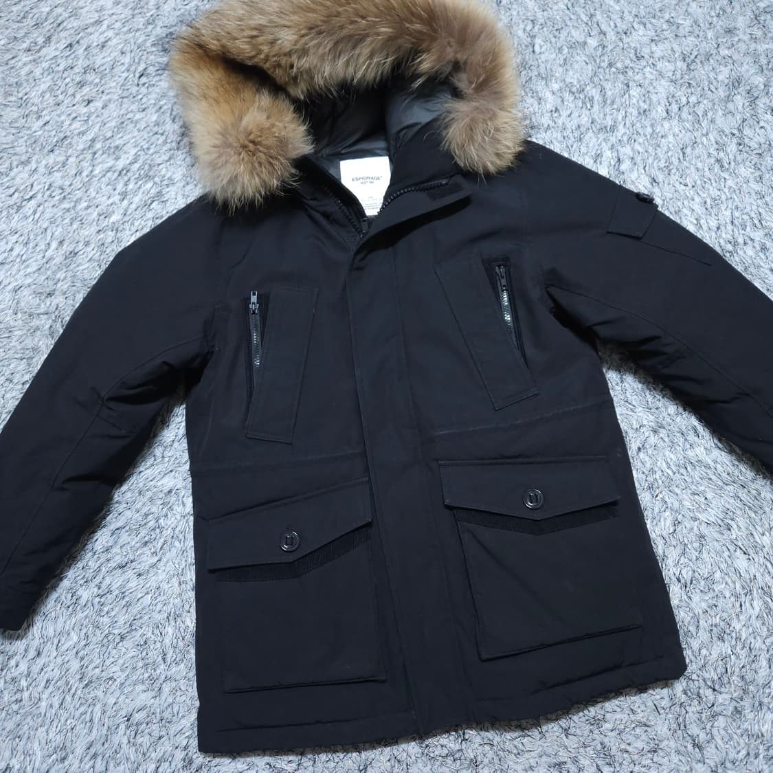 에스피오나지) S 남자 라쿤퍼 오리털패딩 덕다운패딩 / 왕눈이샵 상품이미지2