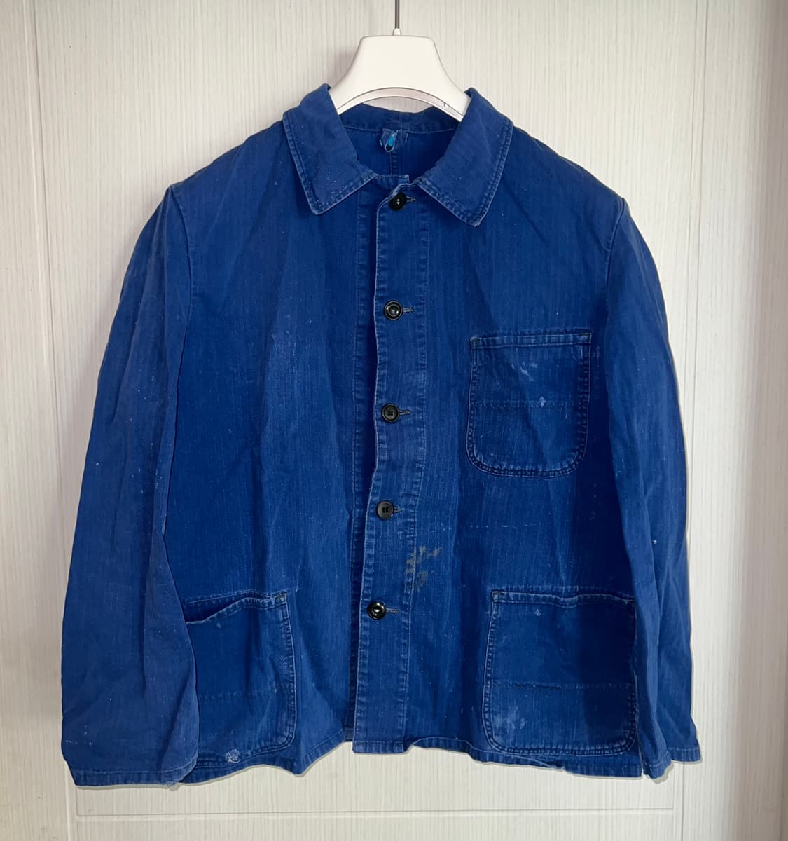 Vintage blue HBT French work jacket 상품이미지1