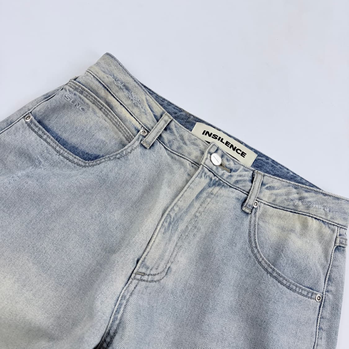 인사일런스 와이드 데님팬츠 상품이미지4