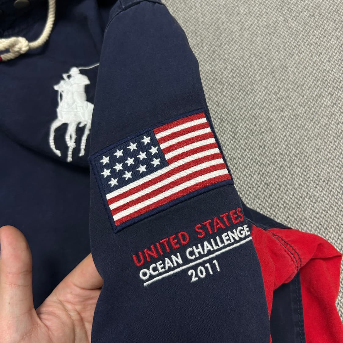 폴로 빅포니  usa 요트클럽 후드자켓(XL) 상품이미지7