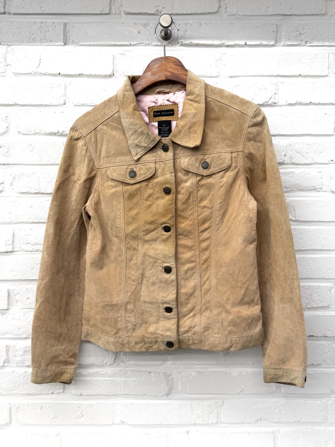 For Joseph 베이지 스웨이드 자켓 상품이미지3