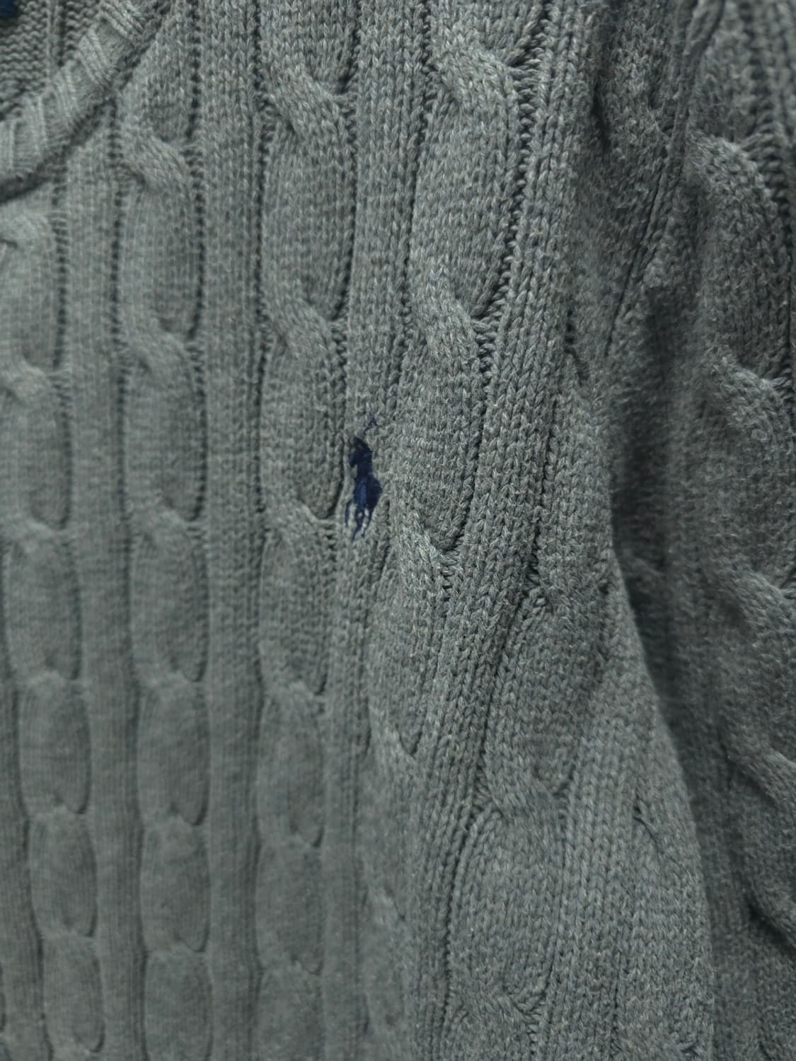 폴로랄프로렌 그레이 케이블 니트 ( 44~55 ) 상품이미지4