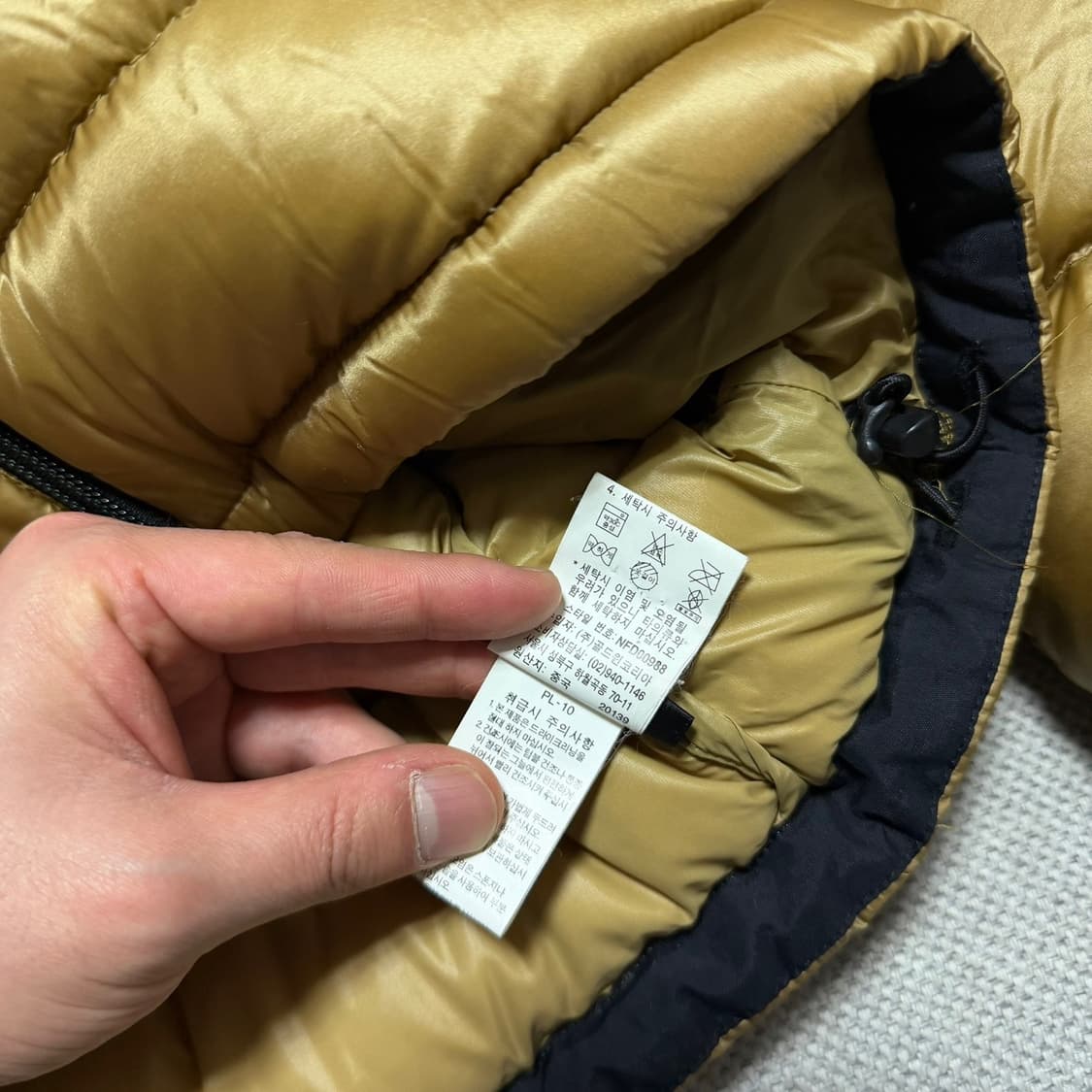 노스페이스 700 구스다운 유광 패딩 상품이미지7