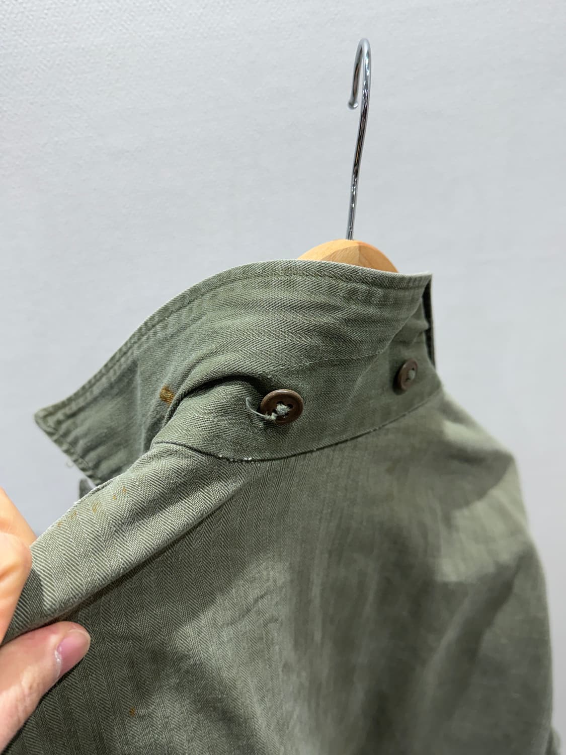 40s 미군 M43 HBT 유틸리티 셔츠 상품이미지9