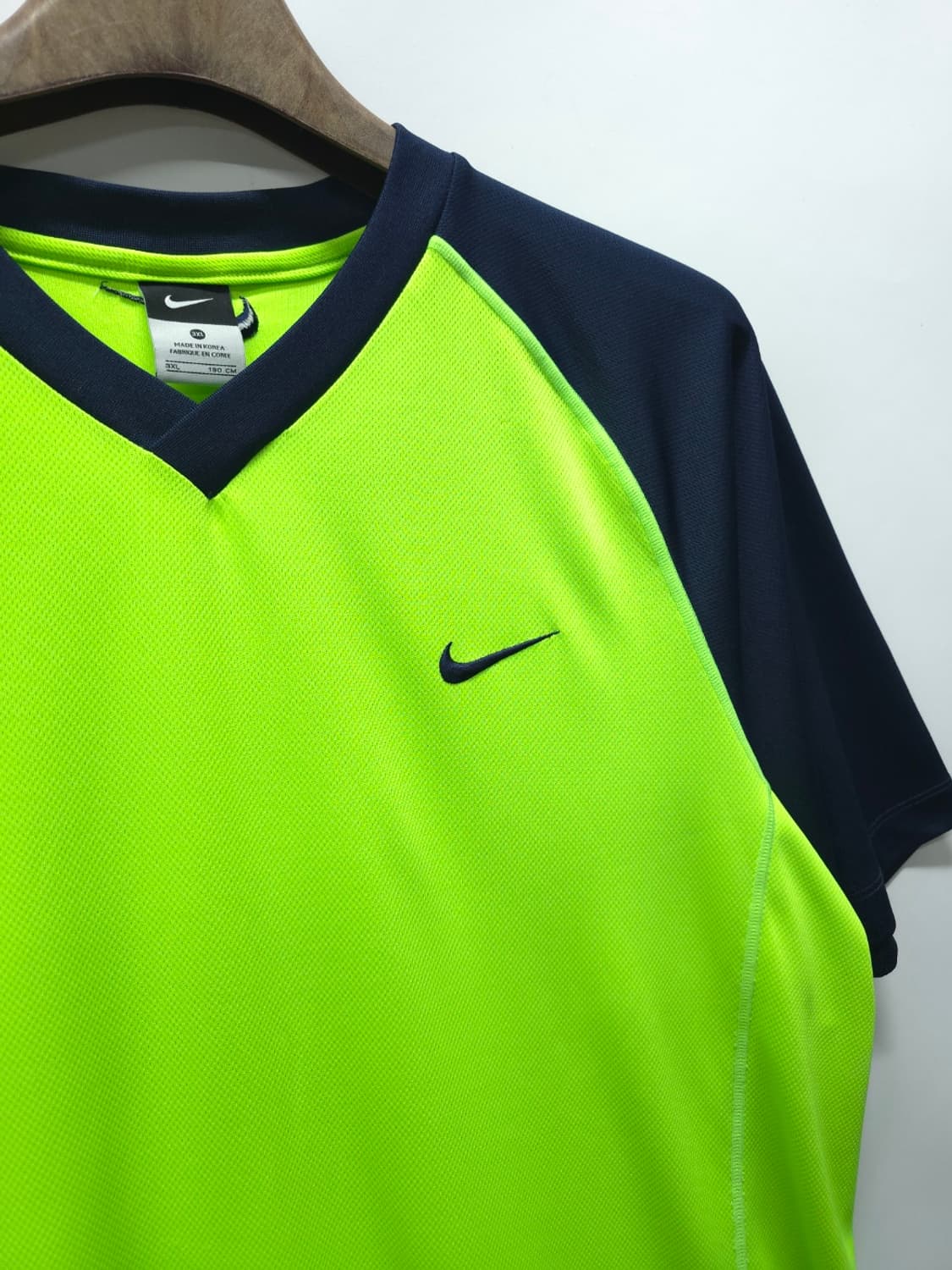 나이키 투톤 배색 래글런 기능성 반팔 티셔츠(115) 상품이미지4