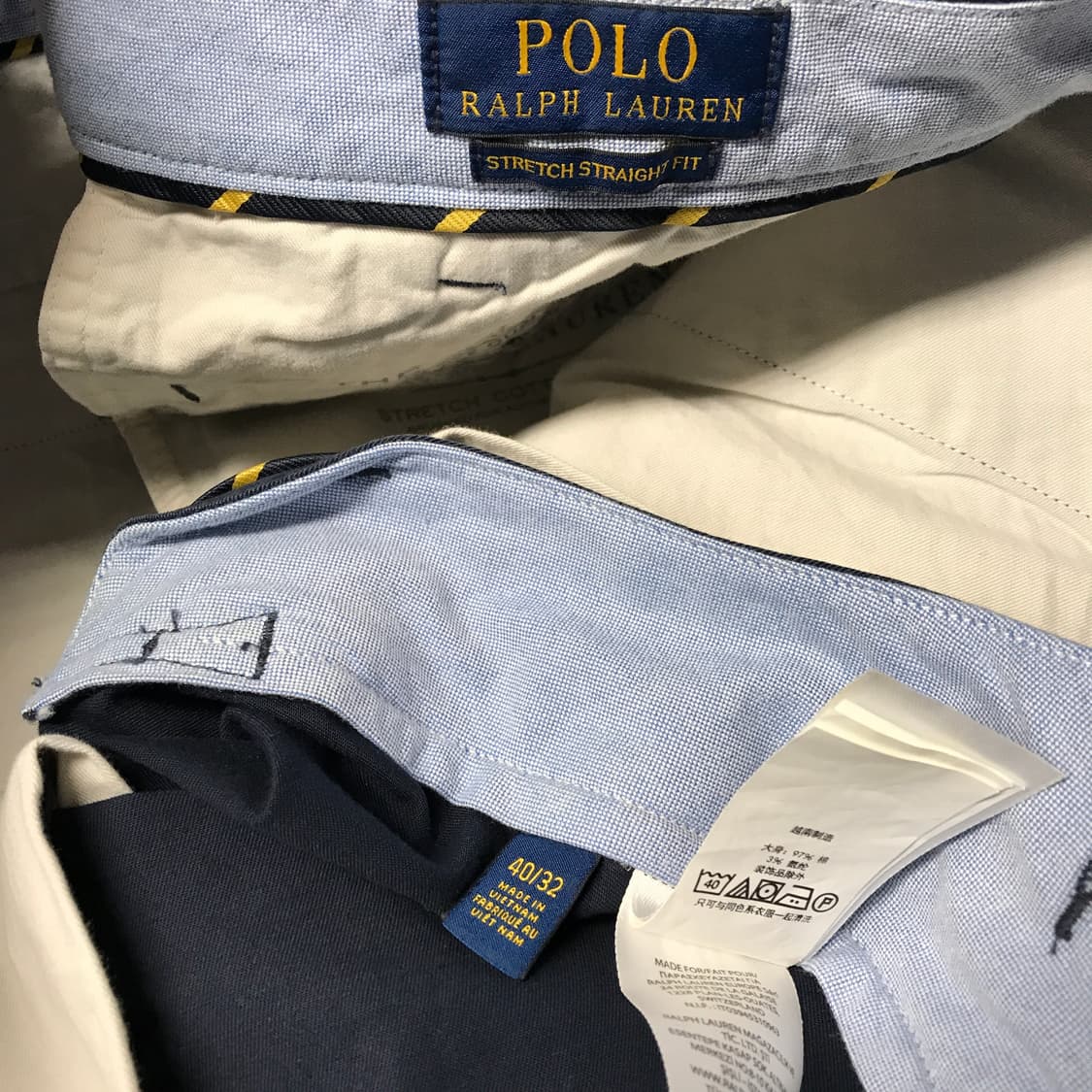 폴로 랄프로렌 치노 팬츠 네이비 40/32 상품이미지6