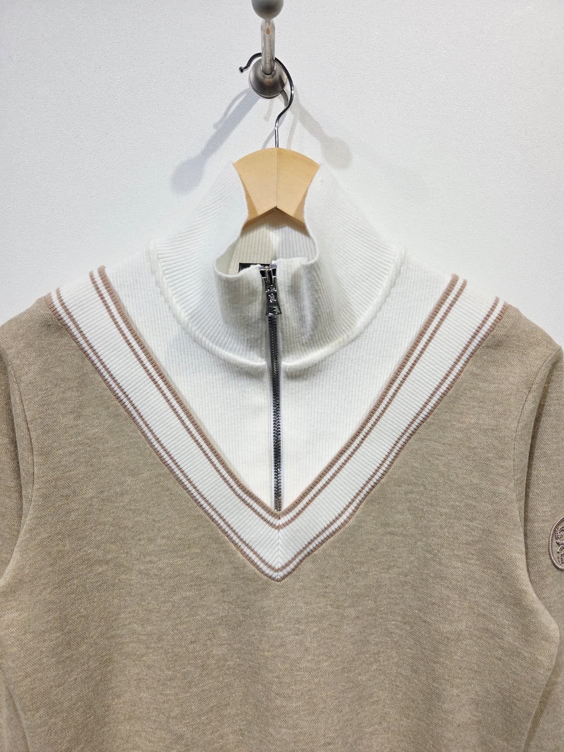 G/FORE 지포어 배색 하프집업 골프 스웨터 상품이미지3