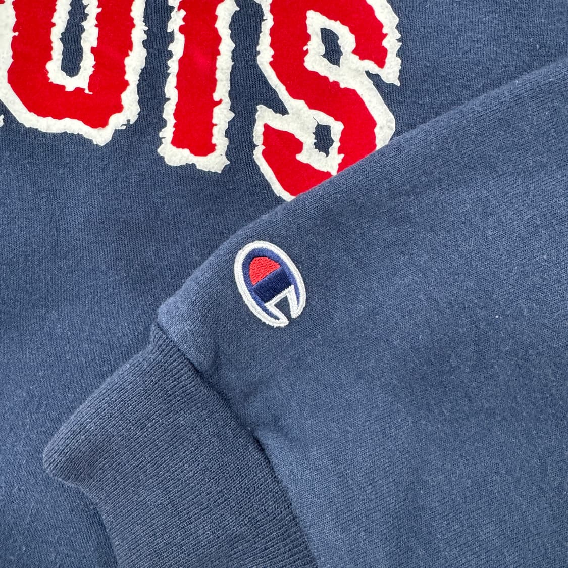 XL 챔피온 패트리어츠 네이비 후드 티셔츠  상품이미지3