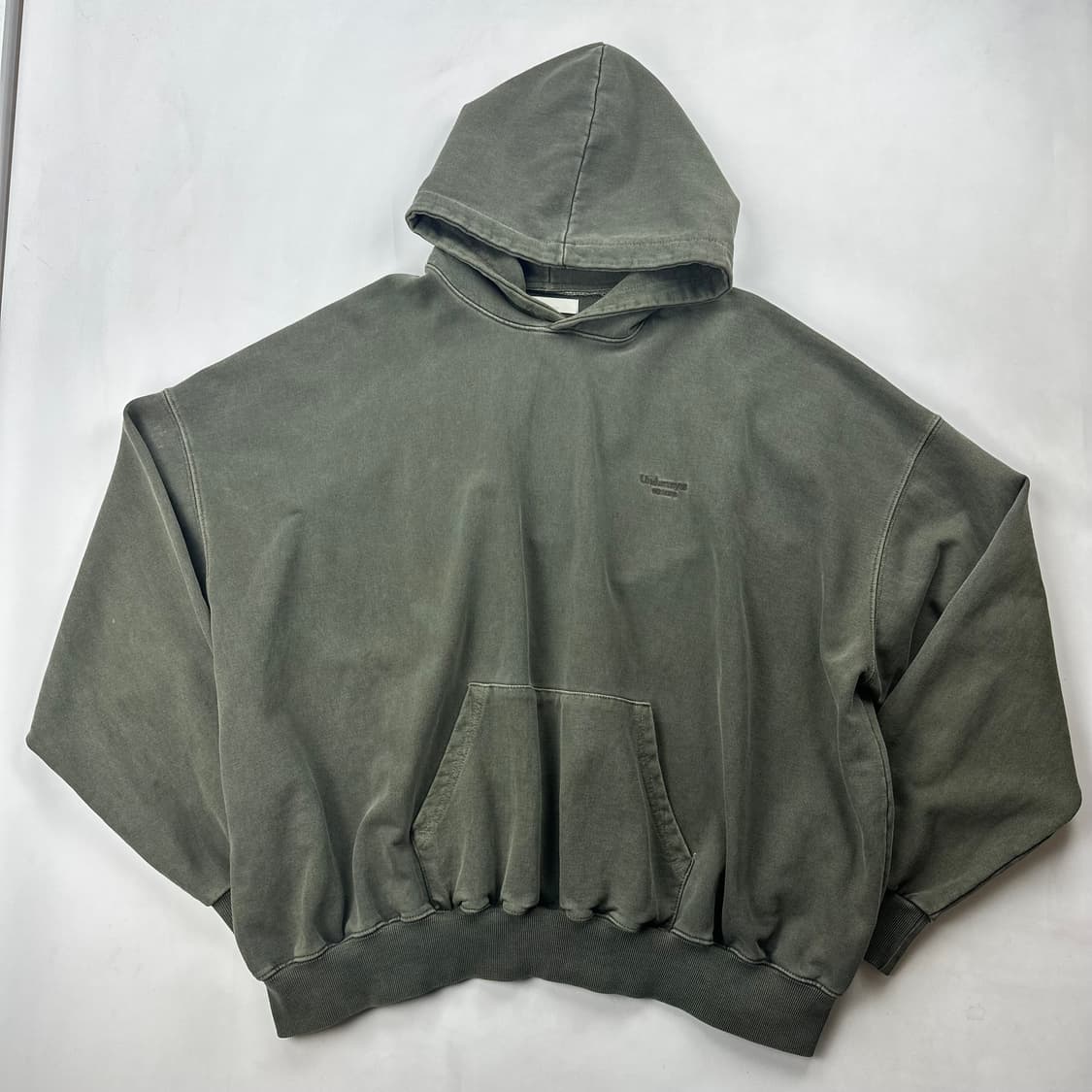 언더마이카 안티피그먼트 워싱 후드티 상품이미지1