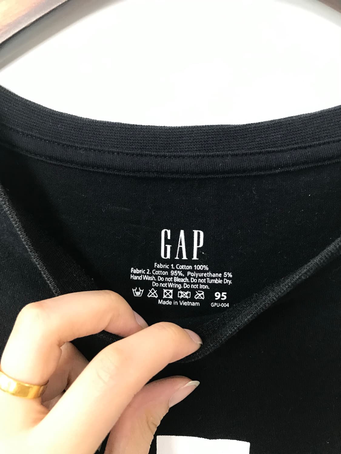 Gap 갭 블랙 반팔 티셔츠 상품이미지4