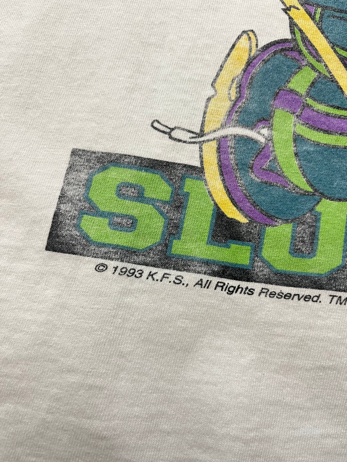 90s USA Murina 빈티지 뽀빠이 하키 싱글스티치 티셔츠 상품이미지6