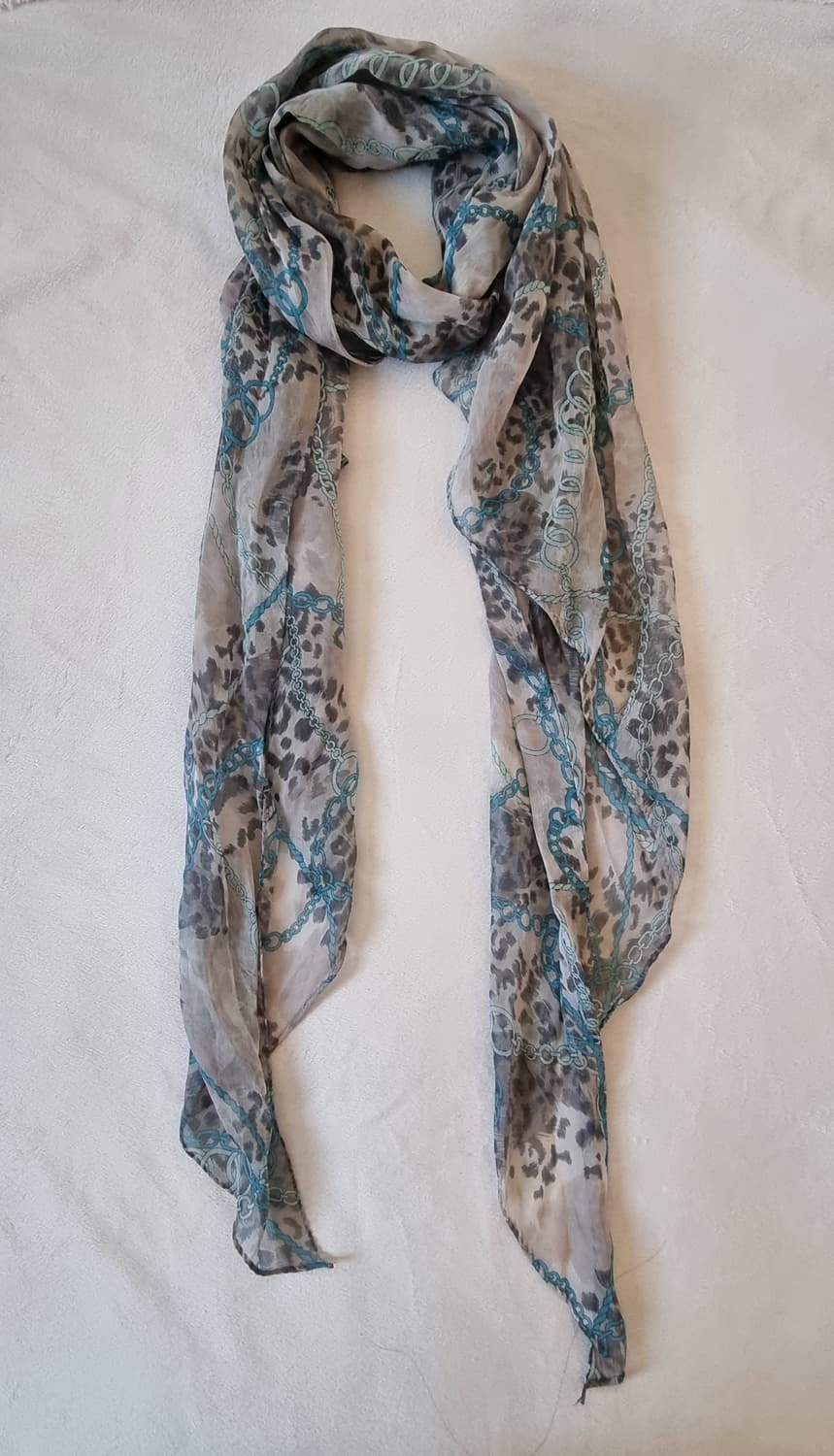 빈티지 오리엔탈 레오파드 머플러 상품이미지1