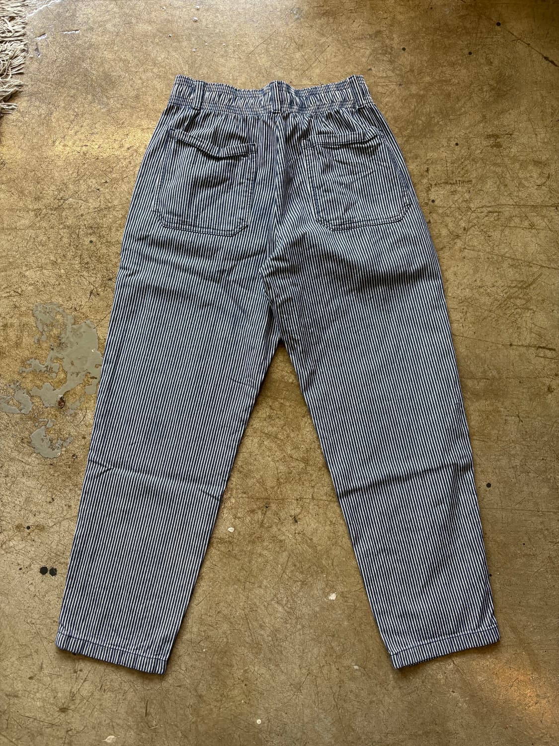 gu 히코리 스트라이프 밴딩 팬츠 상품이미지5