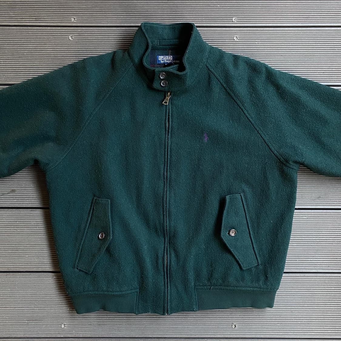 (100-103) 90’s 폴로 울 헤링턴 자켓 상품이미지2