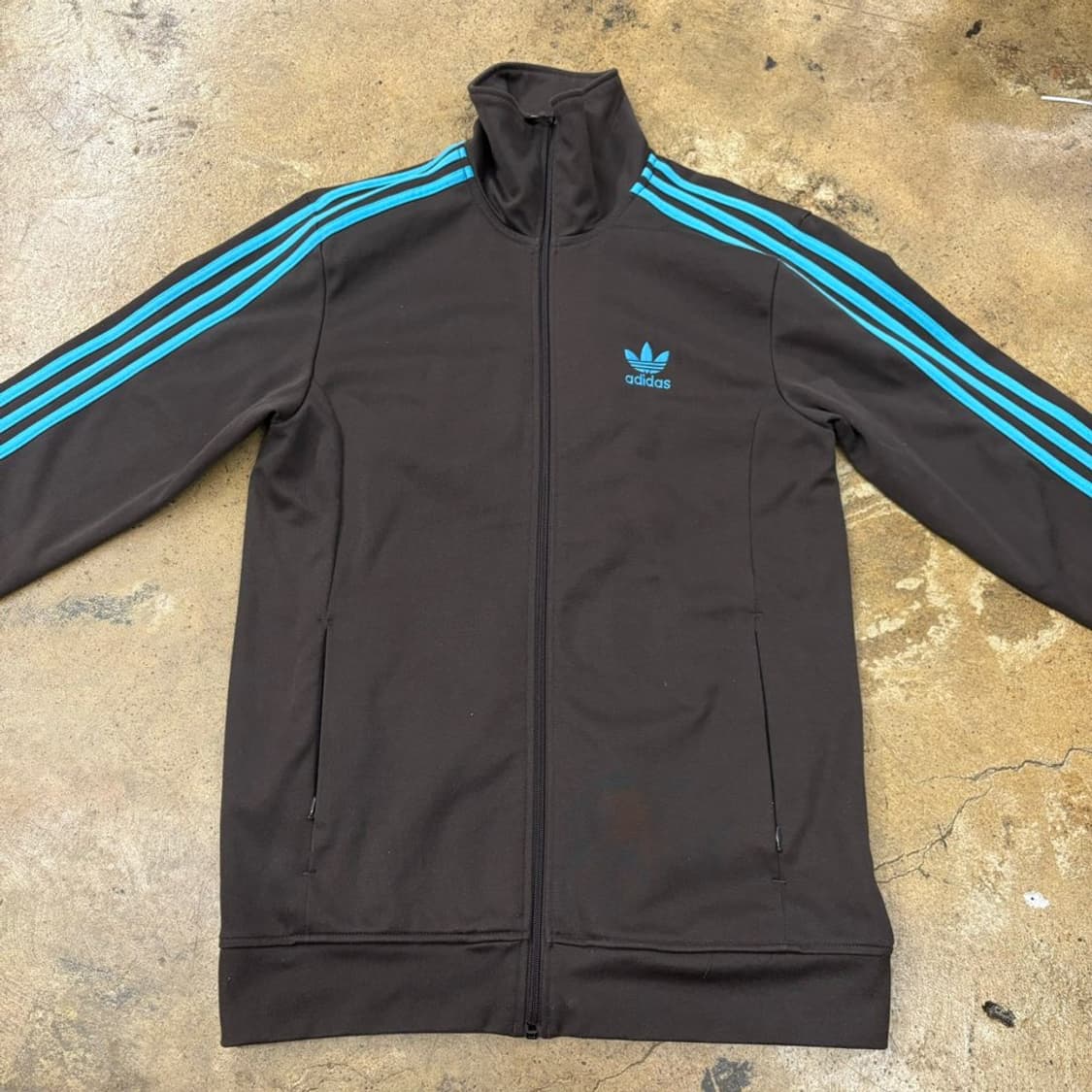 아디다스 초코 민트 브라운 하늘 베켄바우어 져지 트랙탑 105 상품이미지3