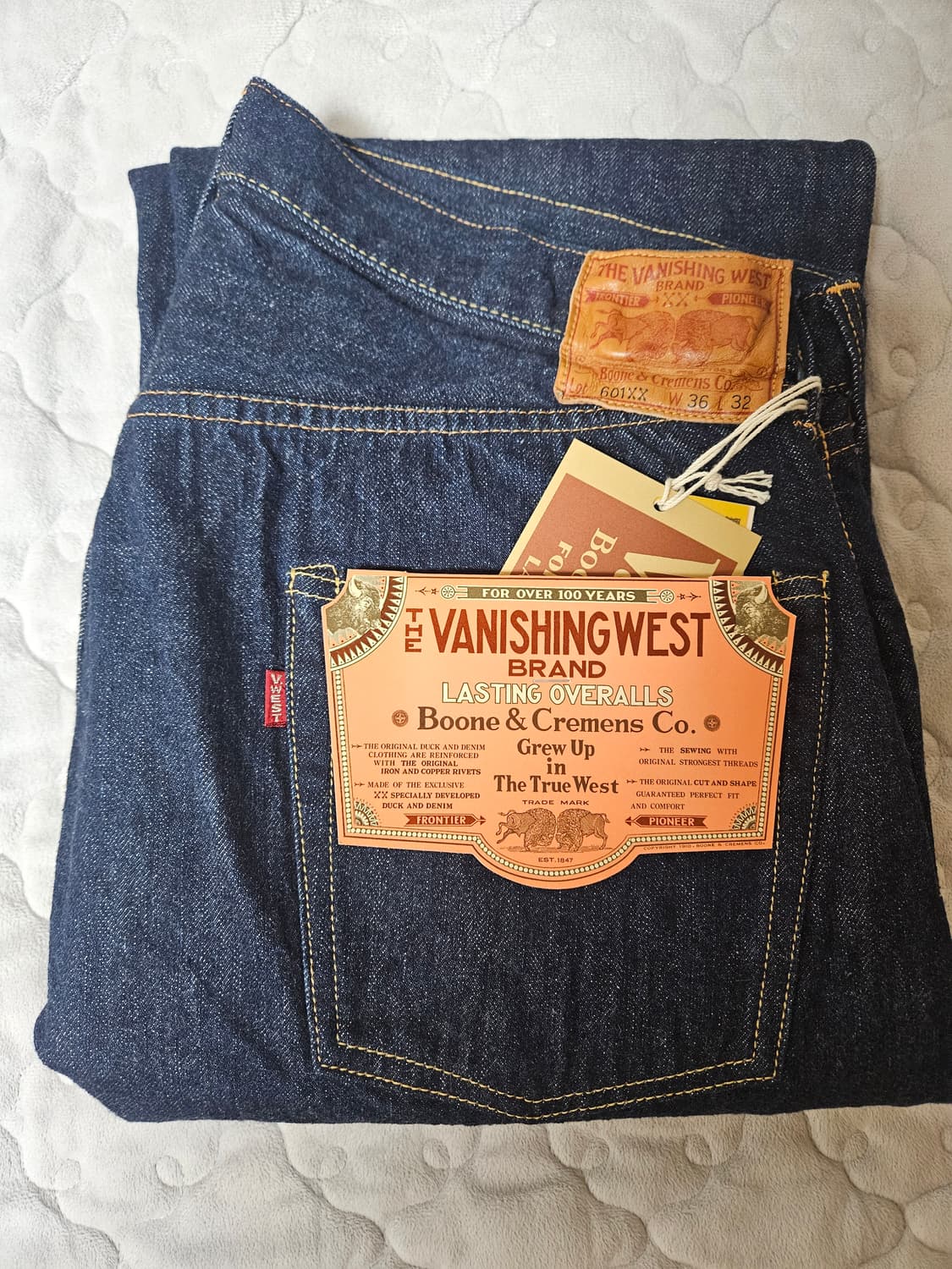 (25년)프리휠러스 1947 601xx 36*32 원워시 팝니다. 상품이미지1