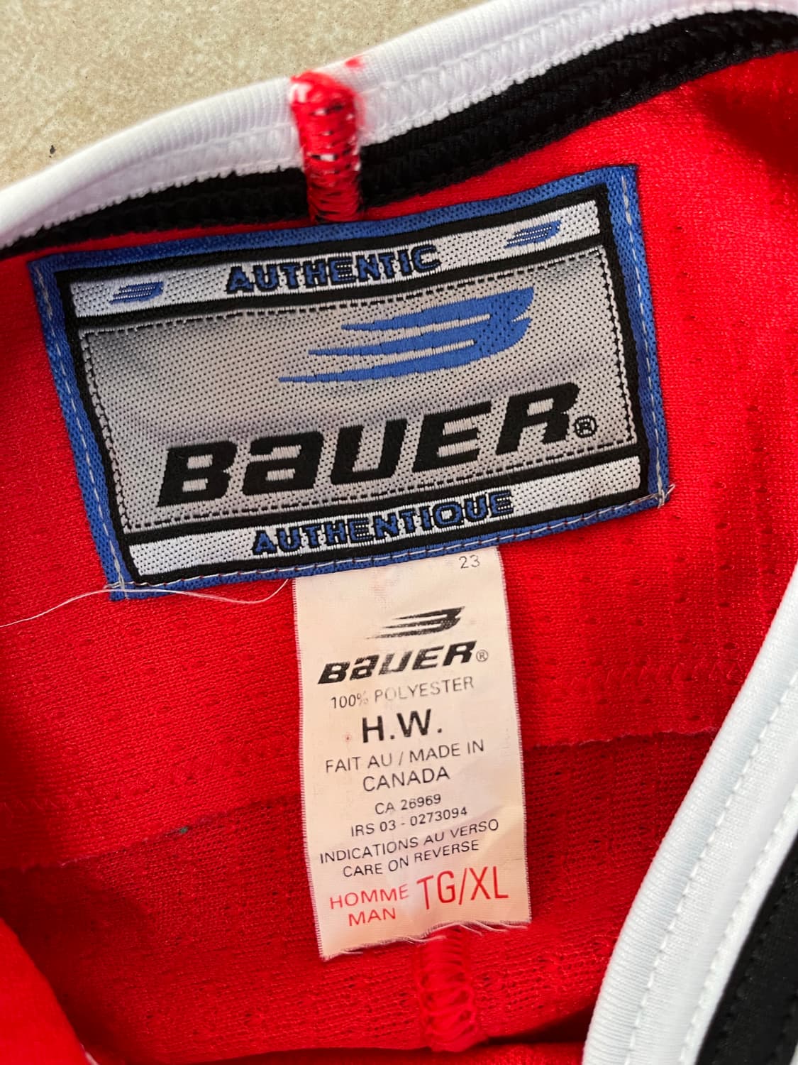 캐나다 아이스하키 국대유니폼(사인) 상품이미지3